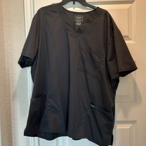 Cherokee Professional Workwear 3XL 3 pocket V-neck Dark Gray  Scrub Top M
